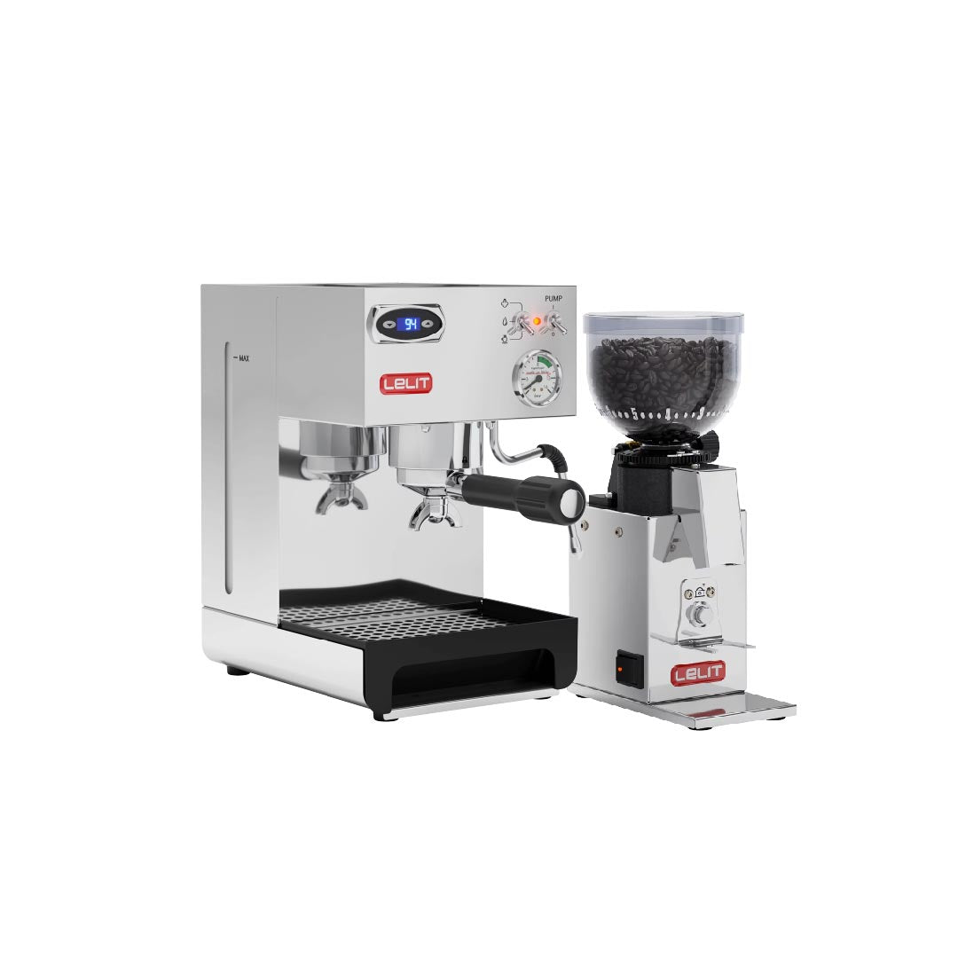 Máquina de Espresso Lelit Anna PID (PL41TEM) y Molino de Café Lelia Fred PL043MMI